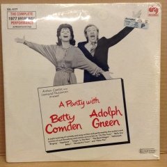 A PARTY WITH BETTY COMDEN & ADOLPH GREEN 1977 BROADWAY DÖNEM BASKI SIFIR 2PLAK