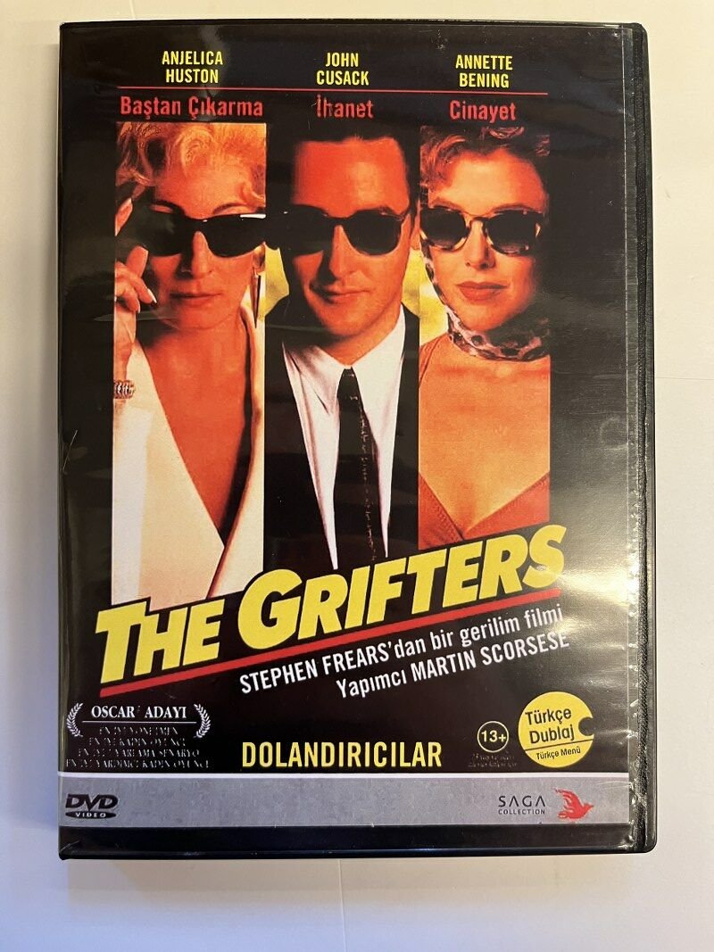 DOLANDIRICILAR - THE GRIFTERS - ANJELICA HUSTON - JOHN CUSACK - ANNETTE BENING - STEPHEN FREARS - DVD SIFIR