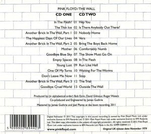 PINK FLOYD - THE WALL (1979) - 2CD SIFIR DIGISLEEVE
