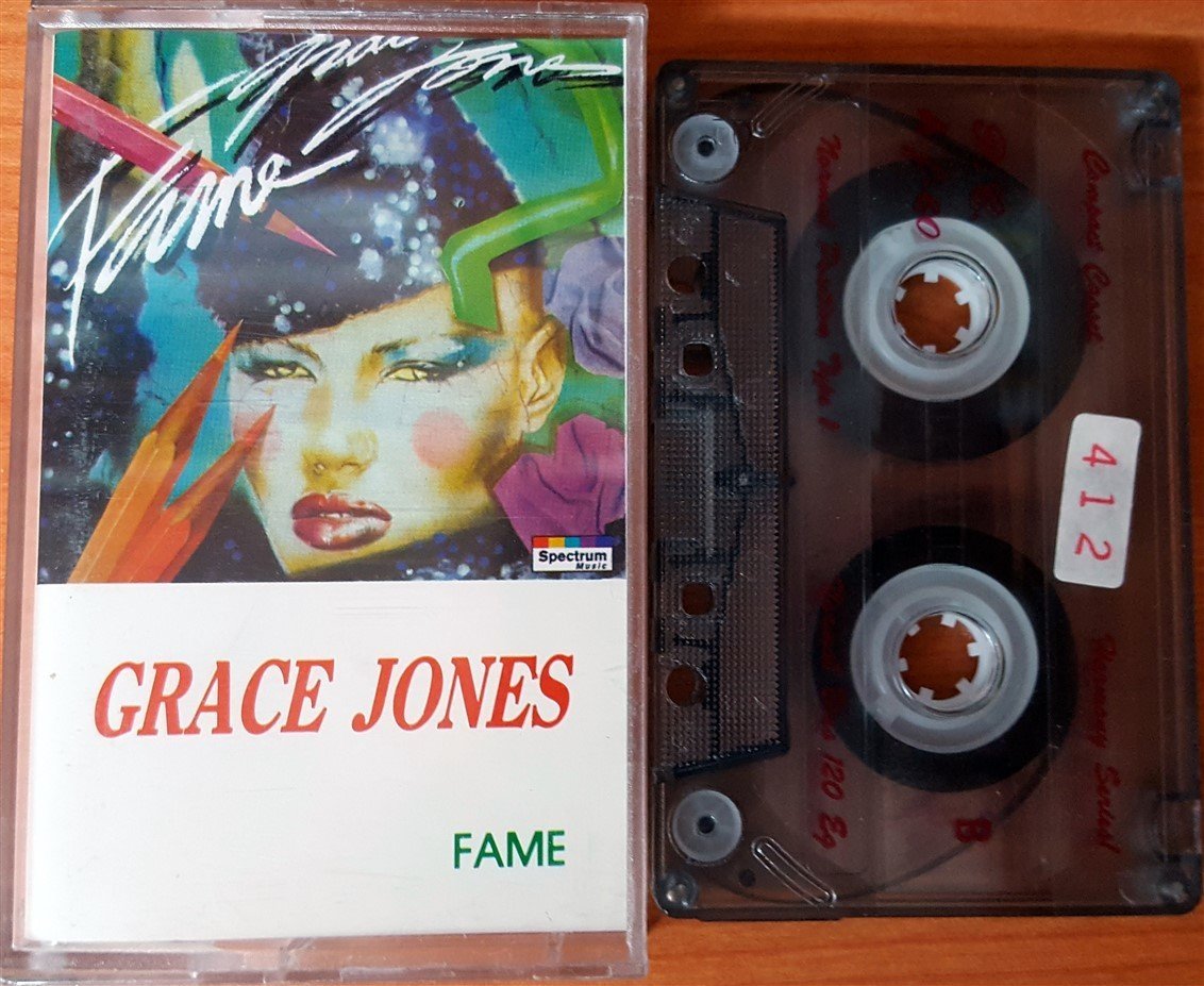 GRACE JONES - FAME CASSETTE MADE IN INDONESIA ''USED''