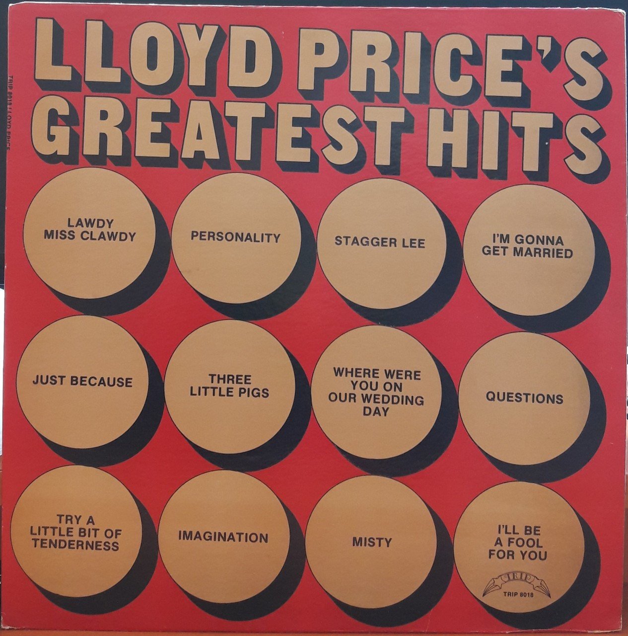 LLOYD PRICE'S GREATEST HITS - LP 2.EL PLAK