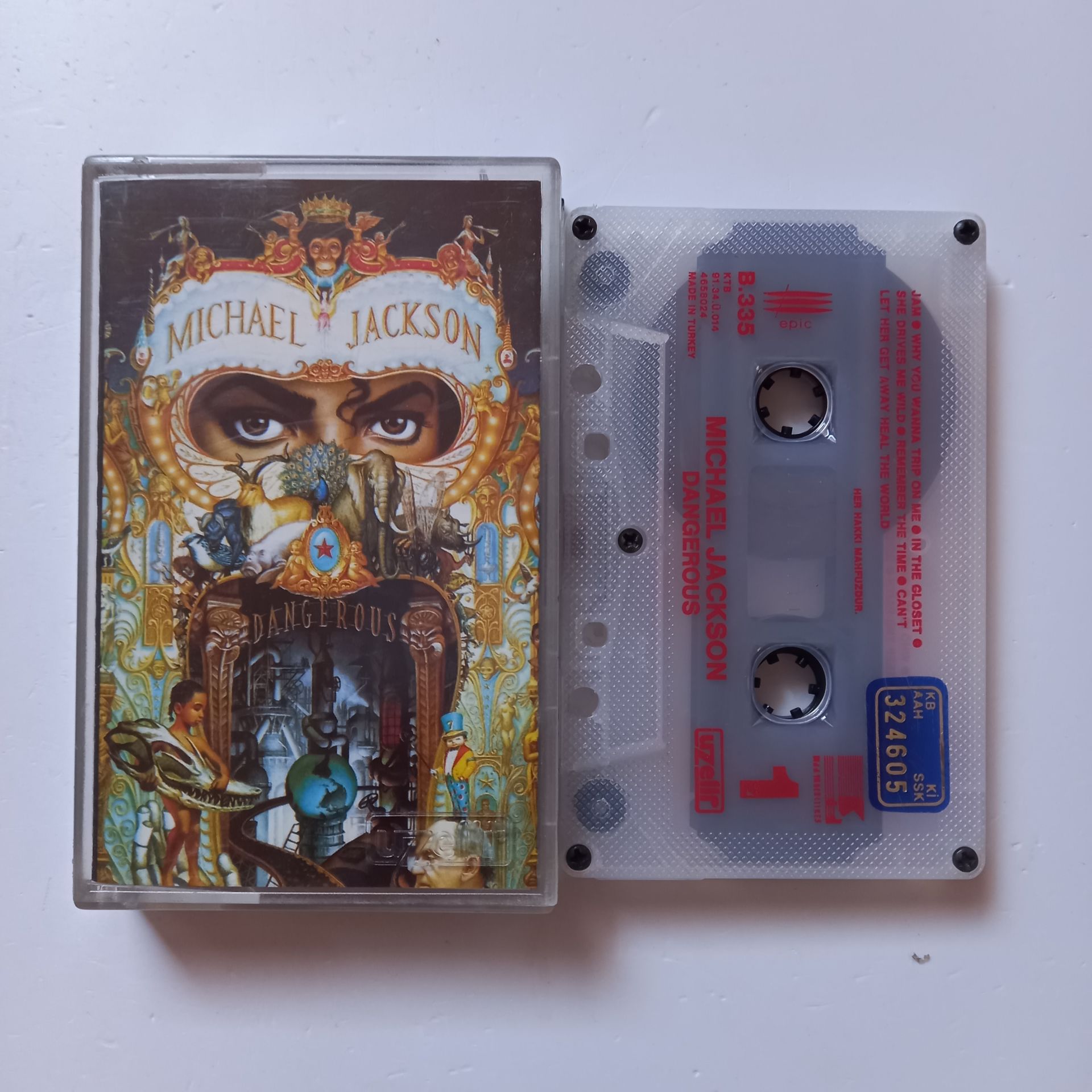 MICHAEL JACKSON - DANGEROUS (1991) - KASET 2.EL