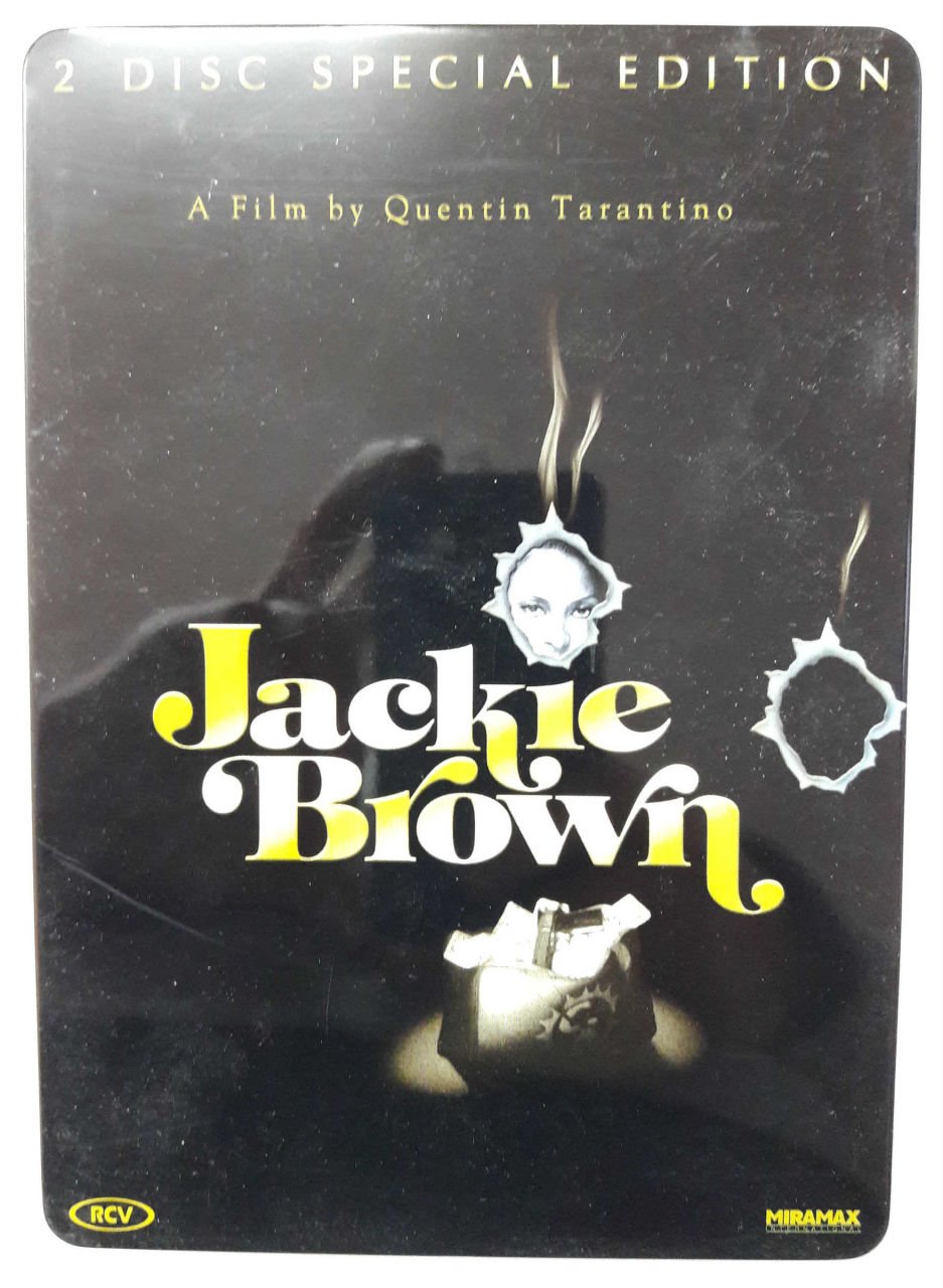 JACKIE BROWN - PAM GRIER - SAMUEL L. JACKSON - ROBERT FOSTER - BRIDGET FONDA - MICHAEL KEATON - ROBERT DE NIRO - QUENTIN TARANTINO - 2DVD METAL KUTU 2.EL