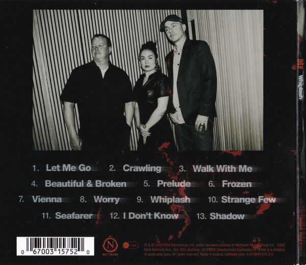 BOA (bôa) - WHIPLASH (2024) - CD / CARDSLEEVE AMBALAJINDA SIFIR