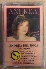 ANDREA DEL BOCA - CON AMOR 1988 CASSETTE MADE IN TURKEY ''NEW''