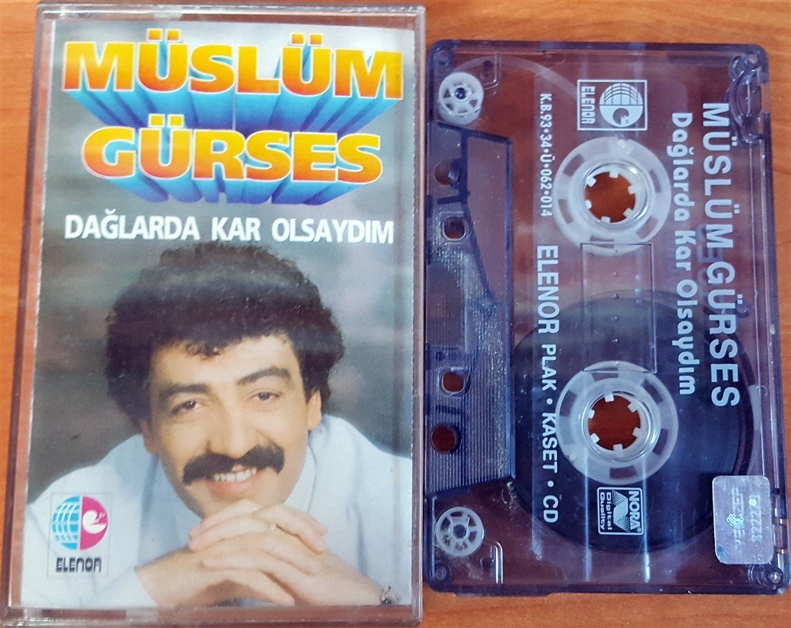 MÜSLÜM GÜRSES - DAĞLARDA KAR OLSAYDIM KASET 2.EL