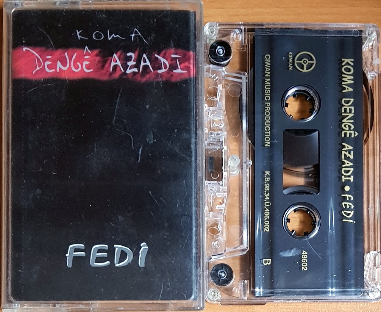 KOMA DENGE AZADI - FEDİ (1998) CIWAN MUSIC KASET 2.EL