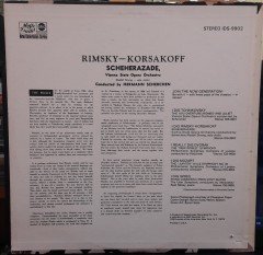 RIMSKY-KORSAKOV: SCHEHERAZADE, VIENNA STATE OPERA ORCHESTRA, HERMAN SCHERCHEN - PLAK 2.EL