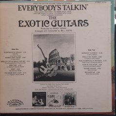 THE EXOTIC GUITARS - EVERYBODY'S TALKIN' - PLAK 2.EL