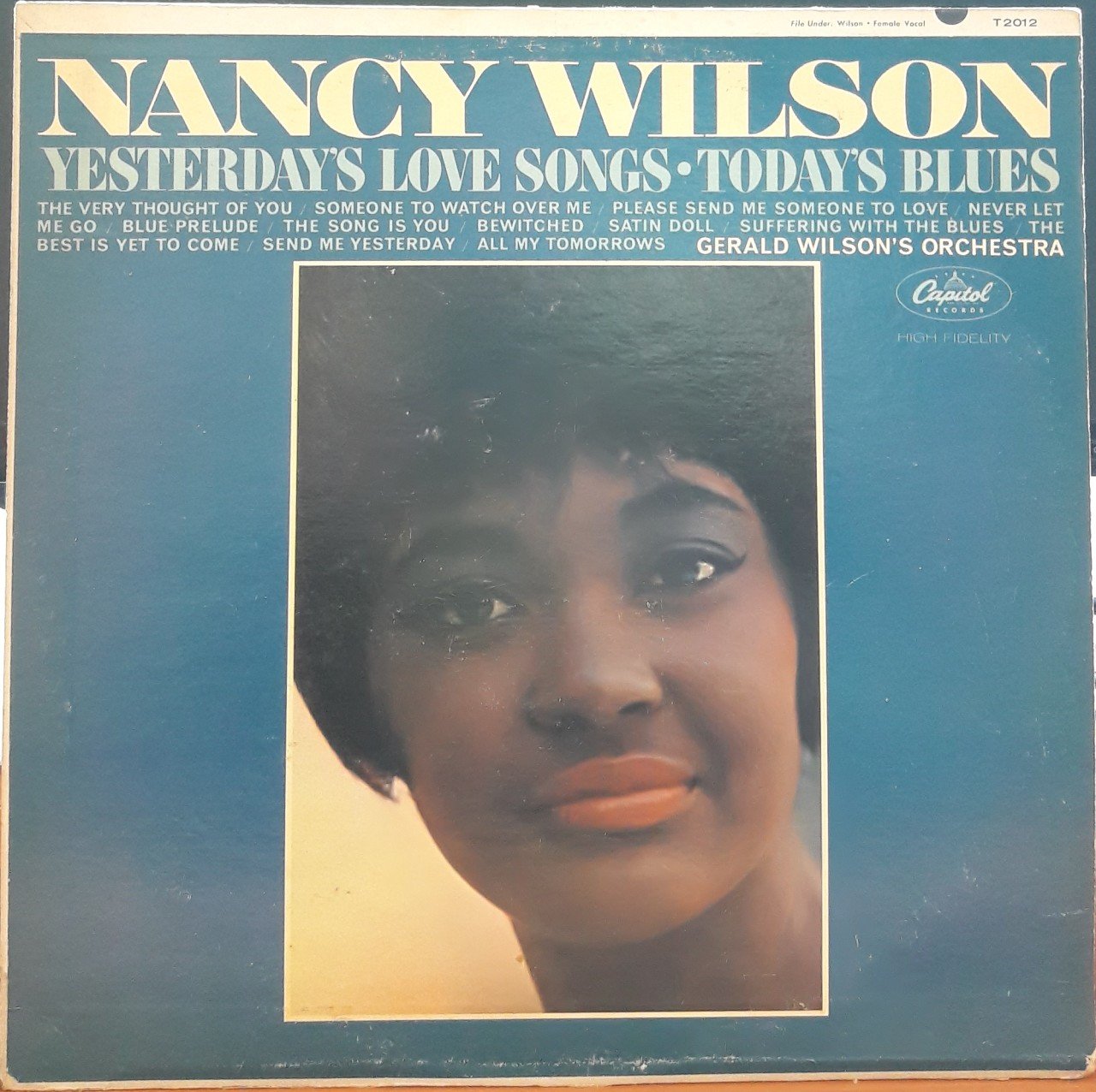 NANCY WILSON - YESTERDAY'S LOVE SONGS TODAY'S BLUES - LP 2.EL PLAK