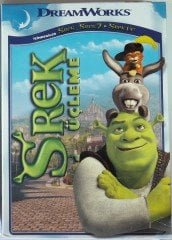 ŞREK ÜÇLEME - SHREK TRILOGY - ANİMASYON - 3DVD 2.EL