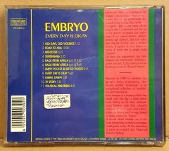 EMBRYO - EVERY DAY IS OKAY (1992) - CD JAZZ ROCK FOLK FUSION 2.EL