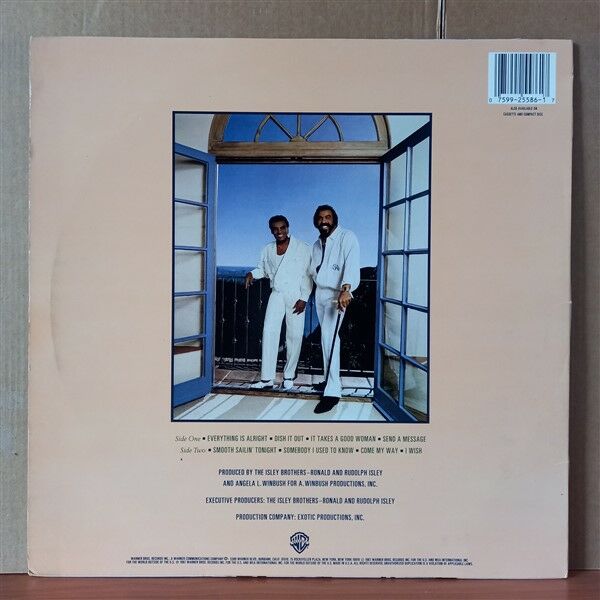 THE ISLEY BROTHERS – SMOOTH SAILIN' (1987) - LP 2.EL PLAK