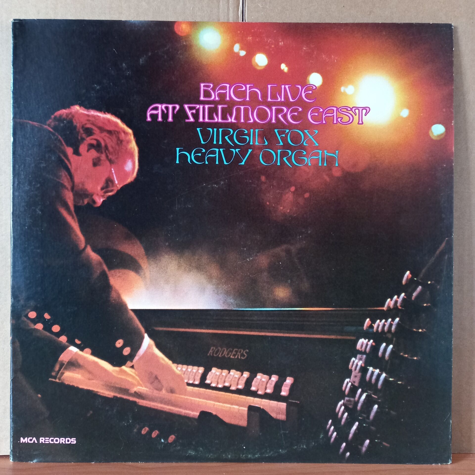 VIRGIL FOX – BACH LIVE AT FILLMORE EAST (1973) - LP 2.EL PLAK