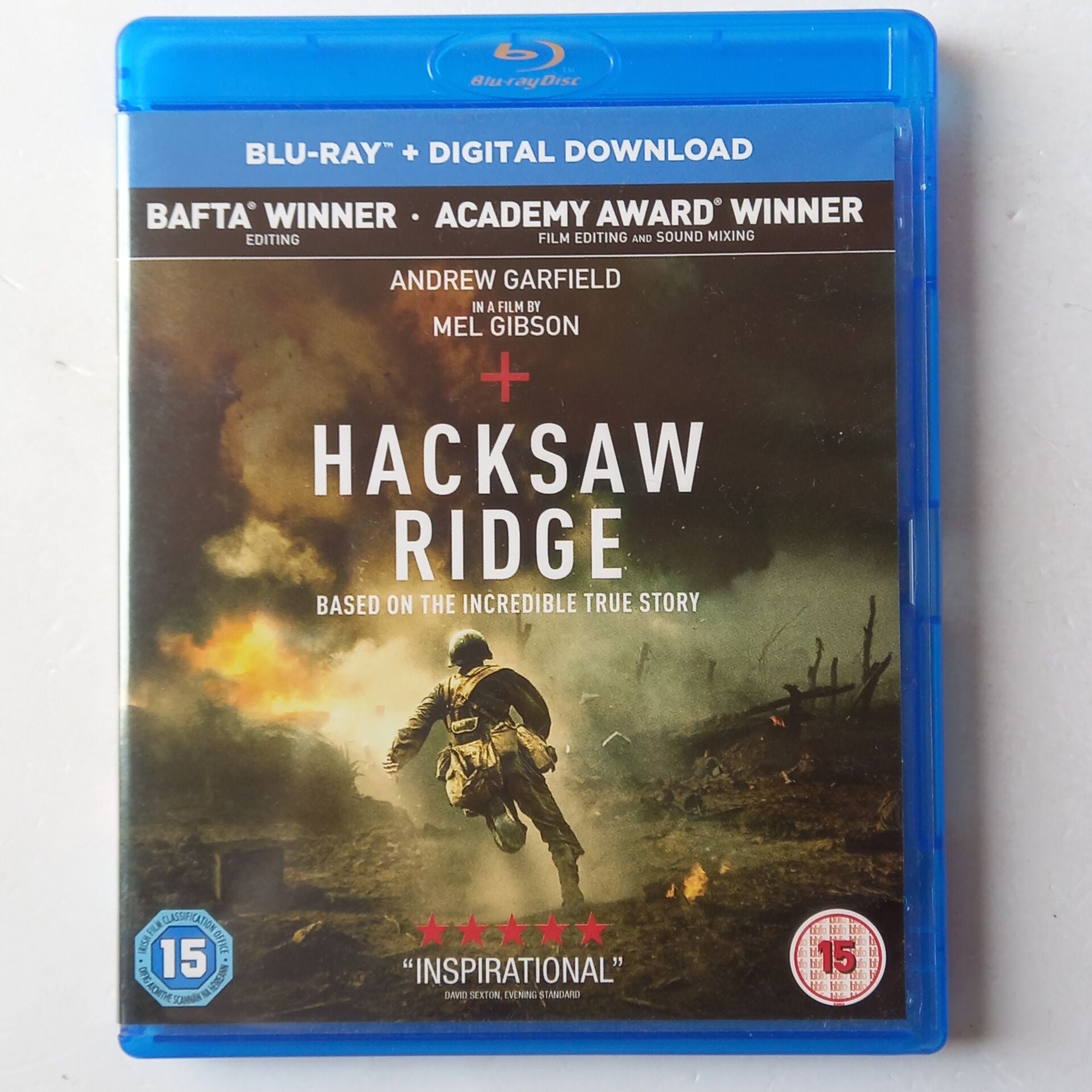 HACKSAW RIDGE - MEL GIBSON, ANDREW GARFIELD - BLU-RAY 2.EL