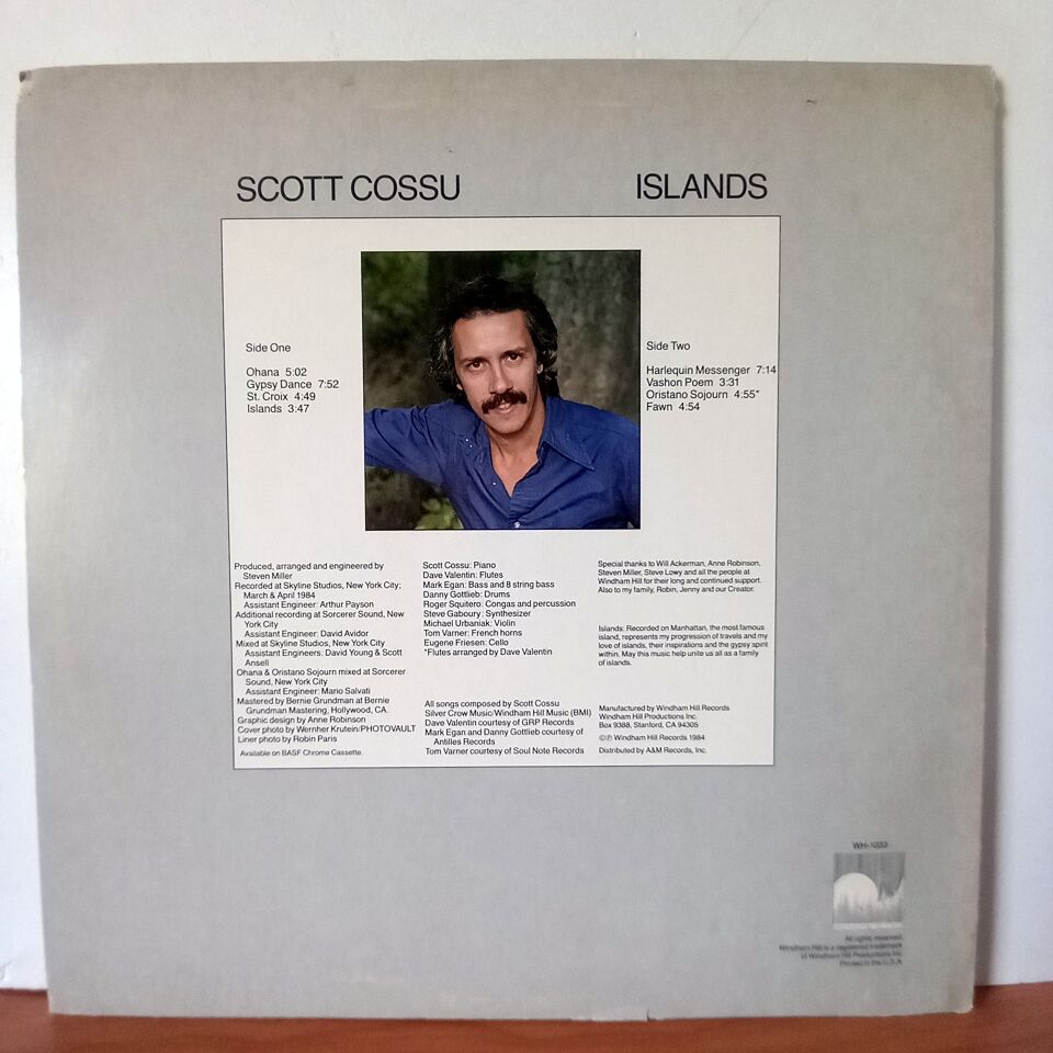 SCOTT COSSU – ISLANDS (1984) - LP 2.EL PLAK