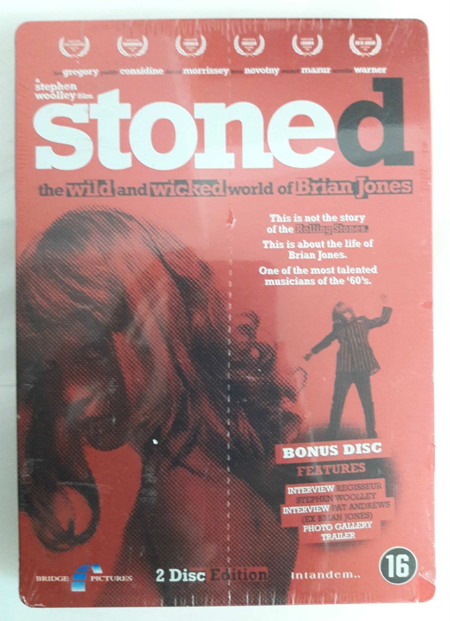 STONED - THE WILD AND WICKED WORLD OF BRIAN JONES - 2DVD METAL KUTU SIFIR