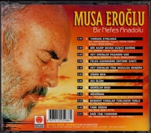 MUSA EROĞLU - BİR NEFES ANADOLU (2000) - CD 2.EL