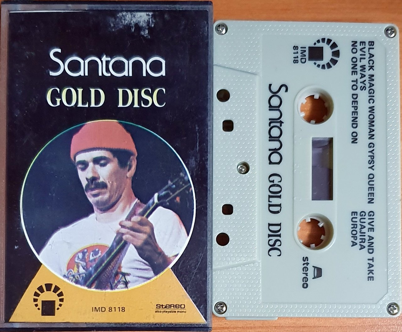 SANTANA - GOLD DISC - KASET IMD MADE IN SAUDI ARABIA 2.EL