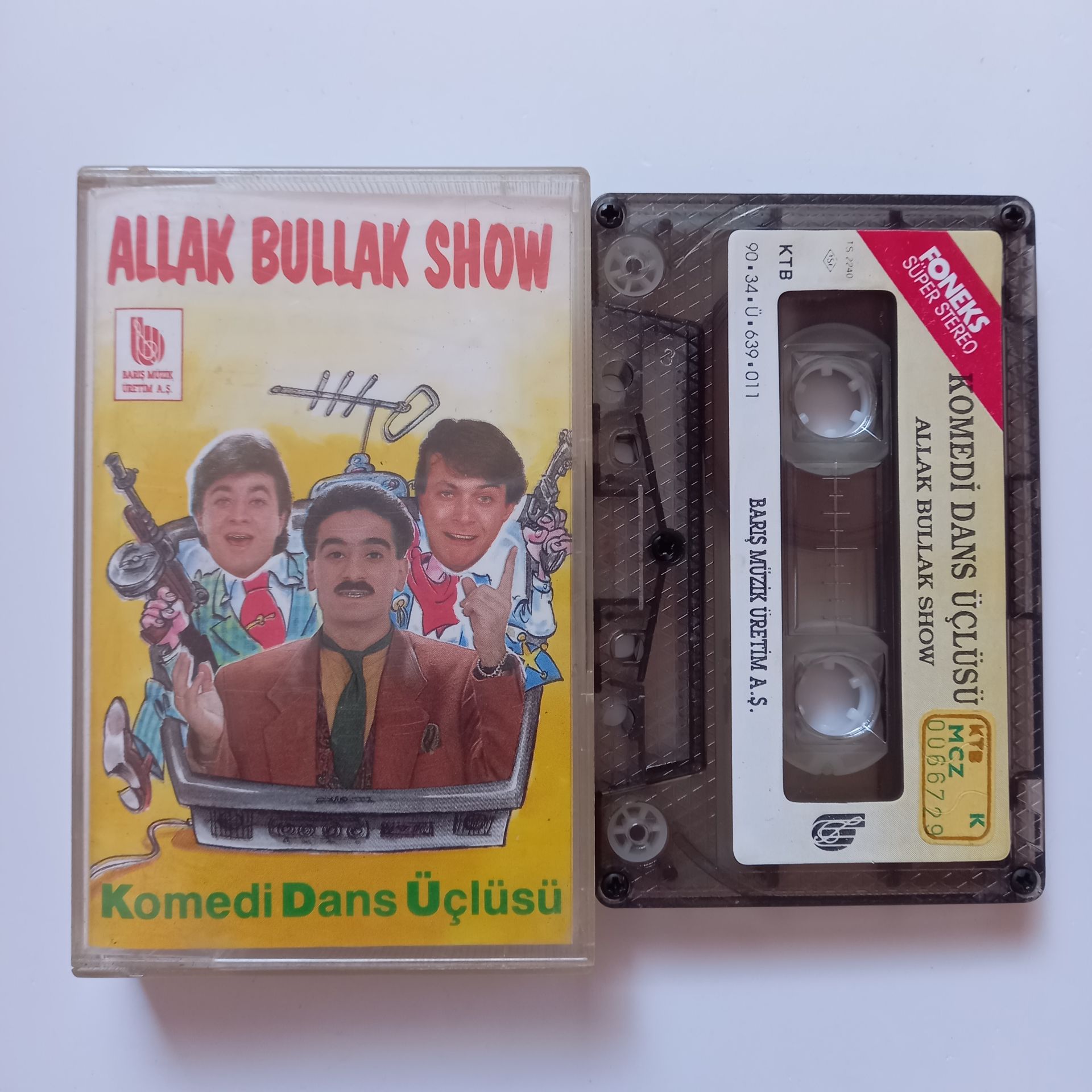KOMEDİ DANS ÜÇLÜSÜ - ALLAK BULLAK SHOW (1990) - KASET 2.EL