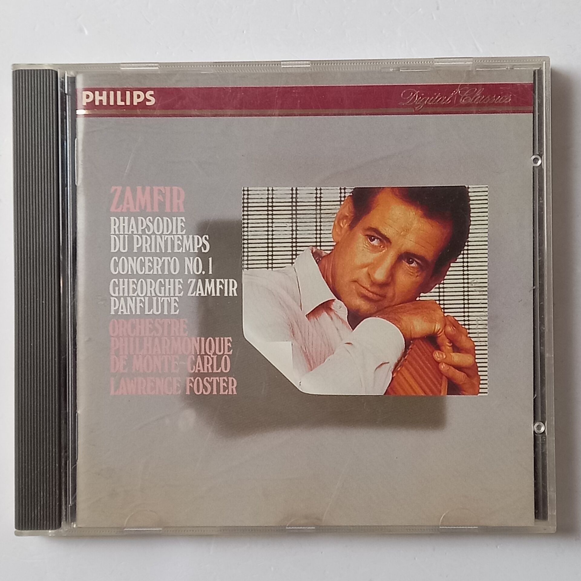 ZAMFIR: RHAPSODIE DU PRINTEMPS CONCERTO NO. 1 - ORCHESTRE PHILHARMONIQUE DE MONTE-CARLO, LAWRENCE FOSTER (1983) - CD 2.EL