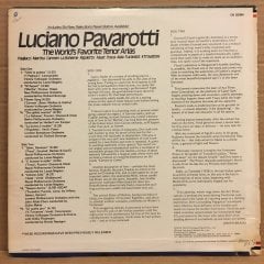 LUCIANO PAVAROTTI - THE WORLD'S FAVORITE TENOR ARIAS (1975) 2.EL PLAK
