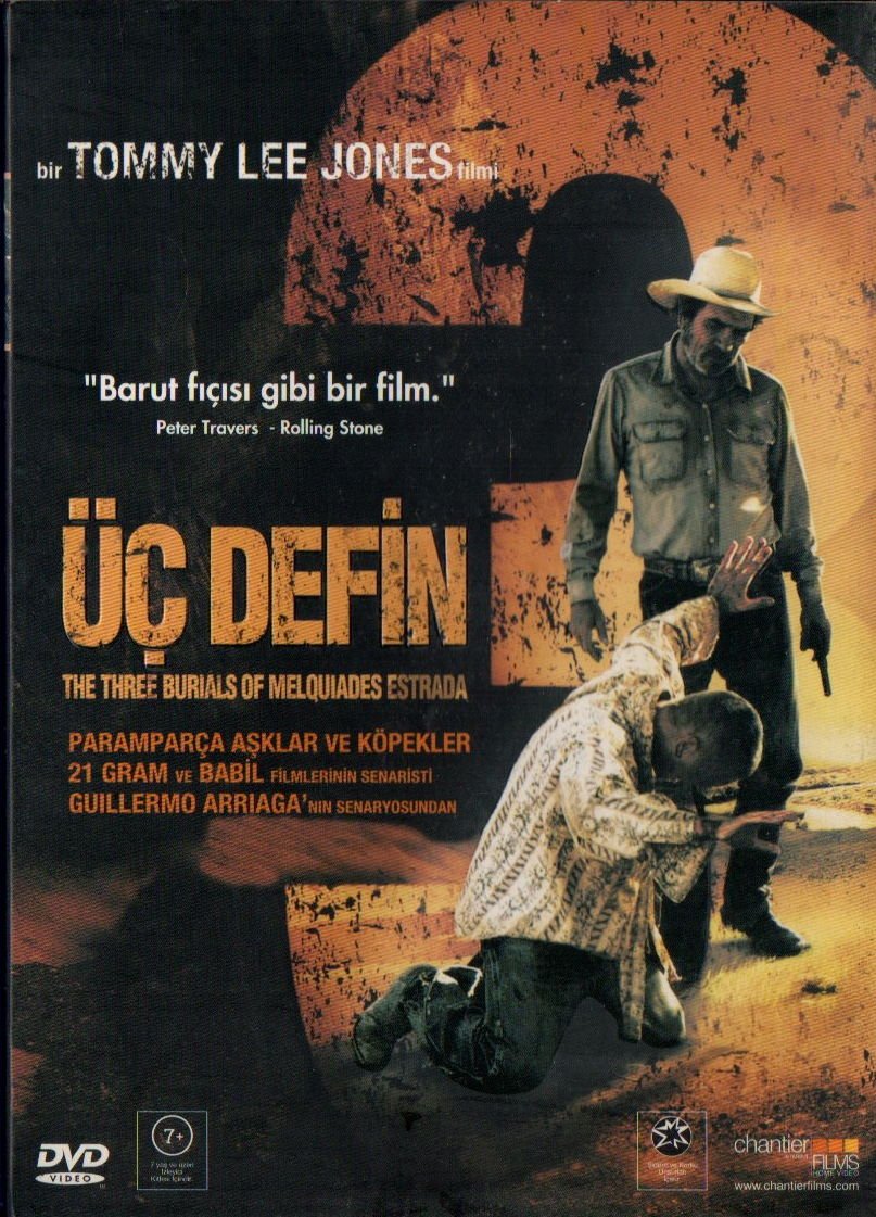 3 DEFİN ÜÇ DEFİN - THE THREE BURIALS OF MELQUIADES ESTRADA - TOMMY LEE JONES - DVD KARTON CEKETLİ 2.EL