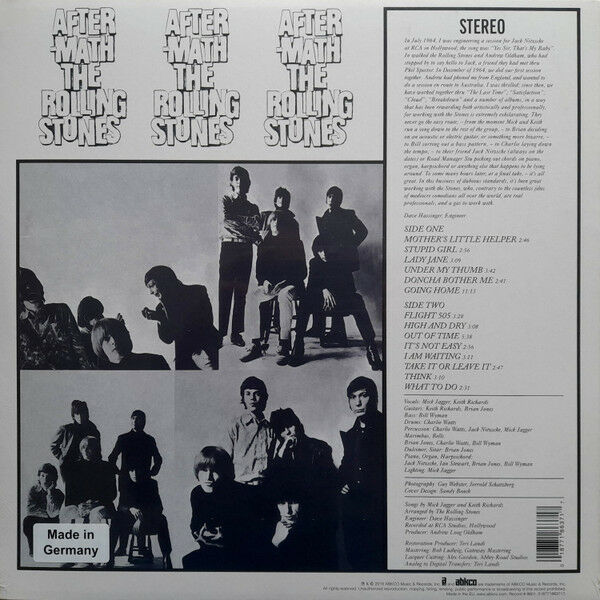 ROLLING STONES – AFTERMATH (1966) - LP 2019 REISSUE SIFIR PLAK