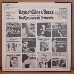 DAYS OF WINE & ROSES - DON COSTA AND HIS ORCHESTRA - LP 2.EL PLAK