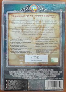ROMEO AND JULIET - LEONARDO DiCAPRIO - CLAIRE DANES - BAZ LUHRMANN - DVD 2.EL (SHAKESPEARE) TR ALTYAZI YOKTUR