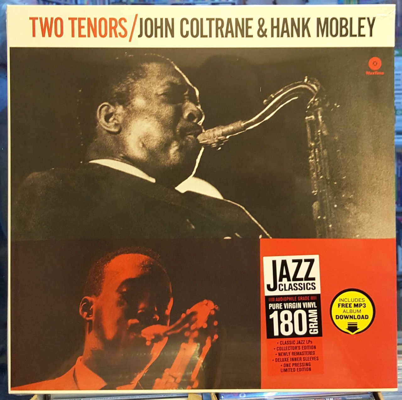JOHN COLTRANE & HANK MOBLEY - TWO TENORS (1956) - LP 180GR 2015 EDITION SIFIR PLAK