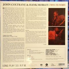 JOHN COLTRANE & HANK MOBLEY - TWO TENORS (1956) - LP 180GR 2015 EDITION SIFIR PLAK