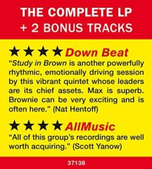 CLIFFORD BROWN & MAX ROACH - STUDY IN BROWN (1955) - LP 180GR 2019 EDITION SIFIR PLAK