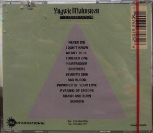 YNGWIE MALMSTEEN – THE SEVENTH SIGN (1994) - CD SIFIR
