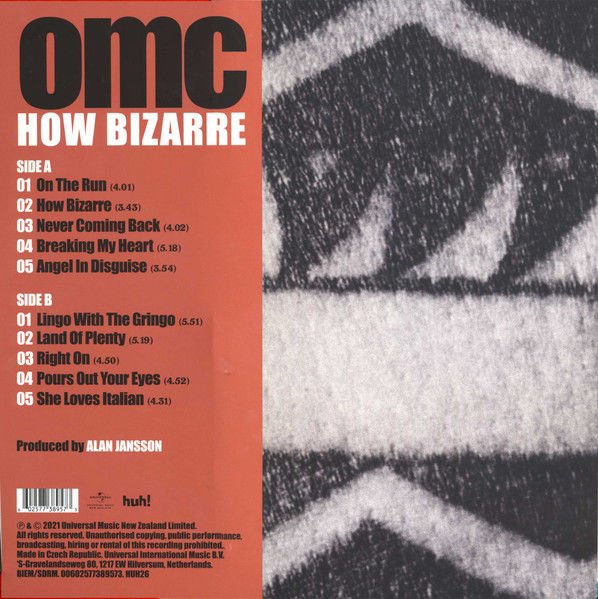 OMC - HOW BIZARRE (1996) - LP 2021 EDITION SIFIR PLAK