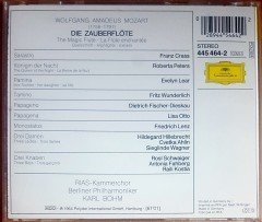 WOLFGANG AMADEUS MOZART - DIE ZAUBERFLÖTE HIGHLIGHTS / RIAS-KAMMERCHOR BERLINER PHILHARMONIKER, KARL BÖHM / DEUTSCHE GRAMMOPHON CD 2.EL