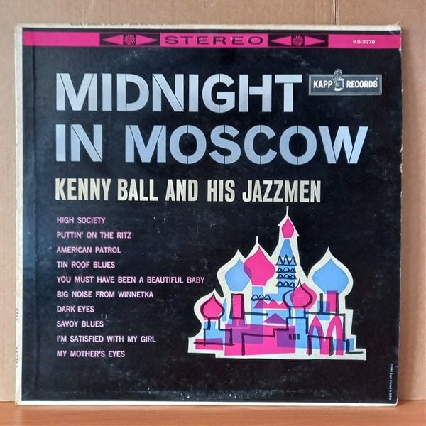 MIDNIGHT IN MOSCOW / KENNY BALL AND HIS JAZZMEN (1962) - LP 2.EL PLAK