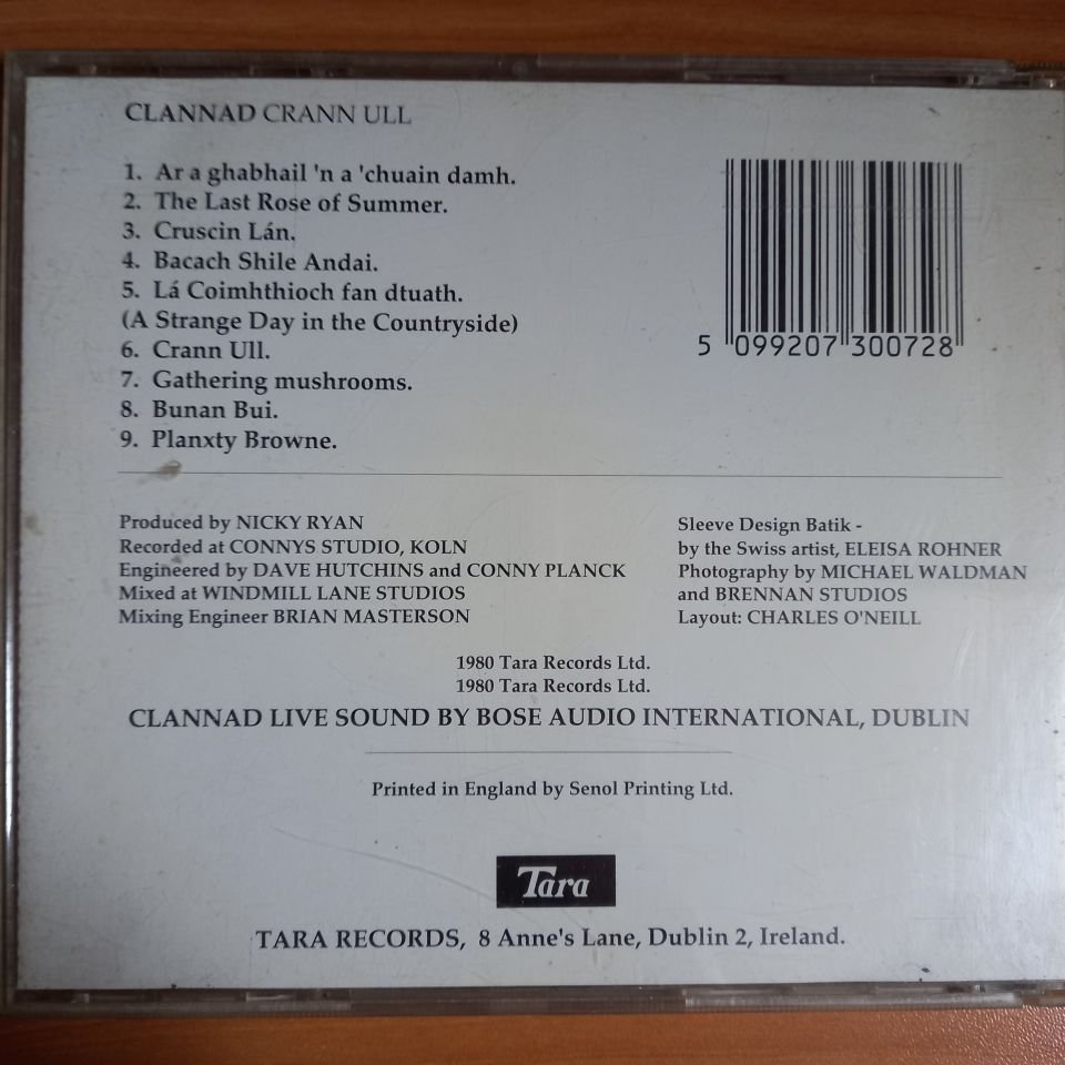 CLANNAD – CRANN ULL (1980) - CD 2.EL