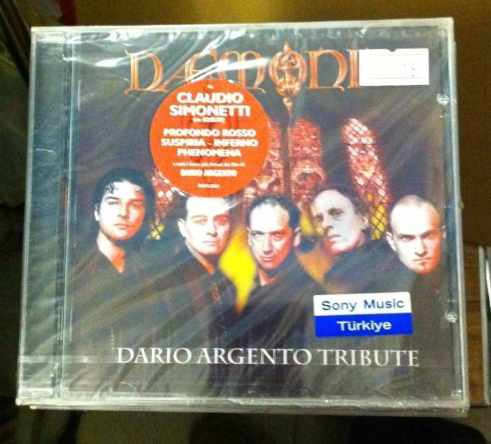 DAEMONIA DARIO ARGENTO TRIBUTE CD SIFIR