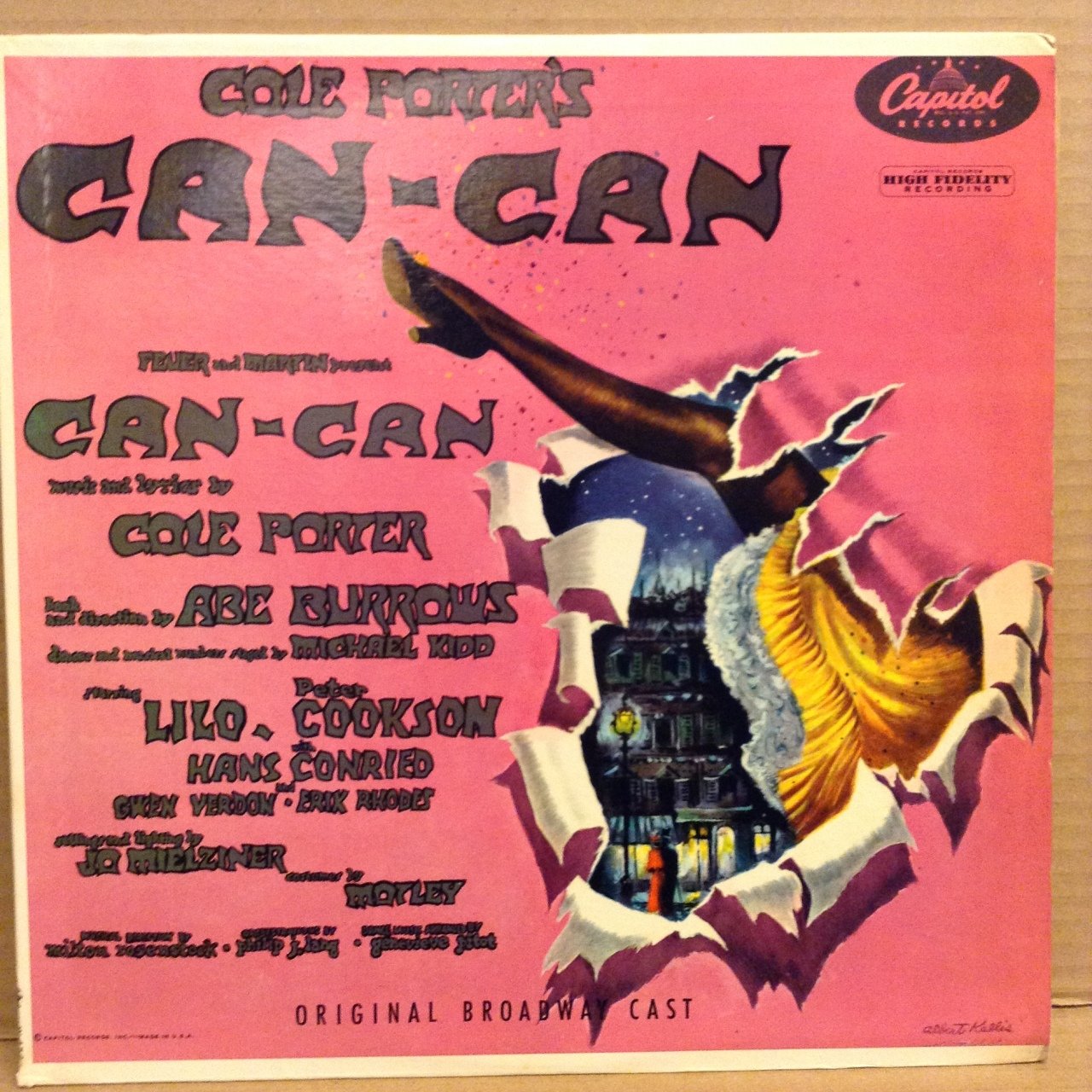 COLE PORTER'S CAN-CAN LILOİ PETER COOKSON MUSICAL 2.EL PLAK