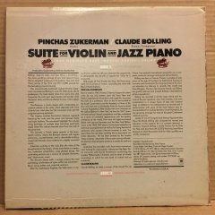 SUITE FOR VIOLIN & JAZZ PIANO, PINCHAS ZUKERMAN, CLAUDE BOLLING (1978) 2.EL PLAK