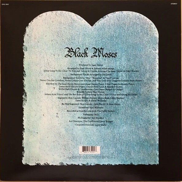 ISAAC HAYES - BLACK MOSES (1971) - 2LP REISSUE MADE IN USA SIFIR PLAK