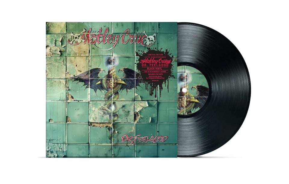 MOTLEY CRUE - DR. FEELGOOD (1989) - LP 2024 35TH ANNIVERSARY LIMITED BLACK VINYL EDITION SIFIR PLAK
