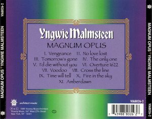 YNGWIE MALMSTEEN – MAGNUM OPUS (1995) - CD SIFIR