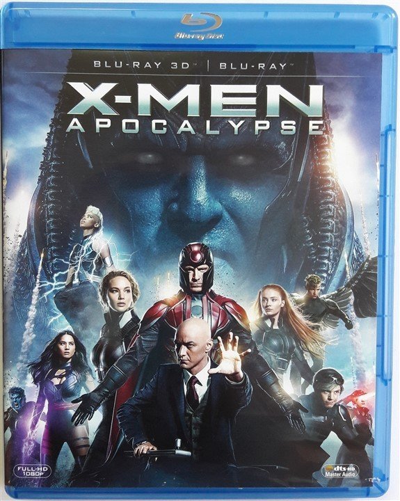 X-MEN APOCALYPSE - JAMES McAVOY - MICHAEL FASSBENDER - MARVEL - 3D+BLU-RAY 2.EL