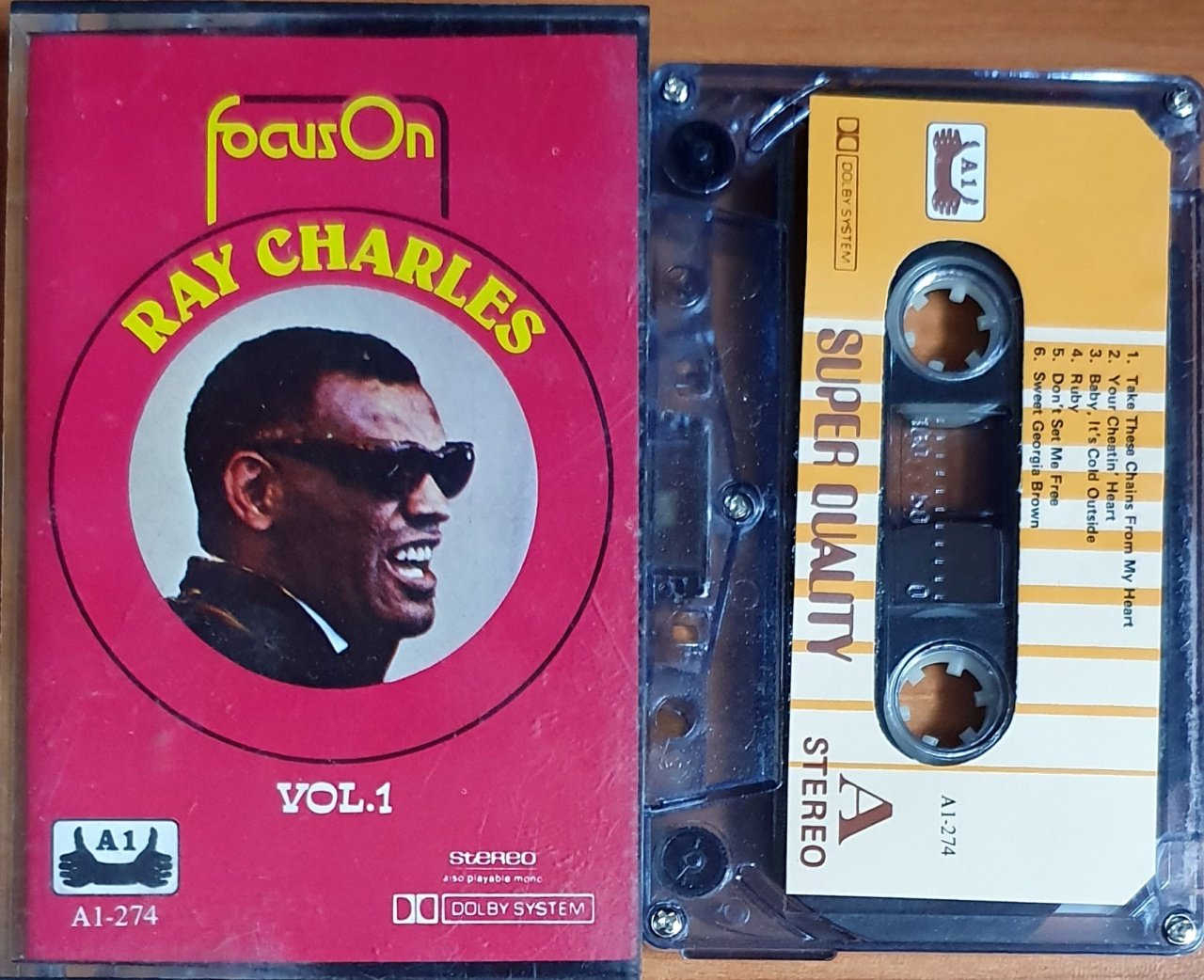 RAY CHARLES - FOCUS ON / VOL 1 - KASET A1 2.EL