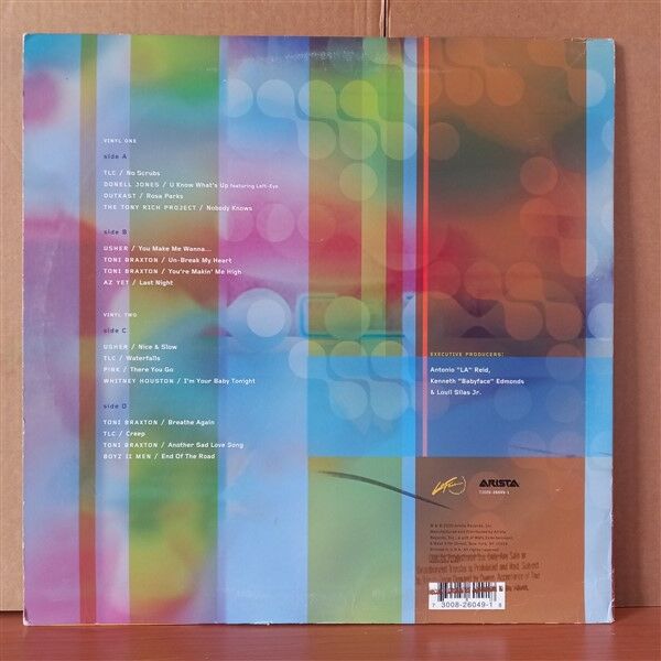 LAFACE RECORDS PRESENTS: THE PLATINUM COLLECTION / TONI BRAXTON, USHER, TLC, PINK, OUTKAST, WHITNEY HOUSTON (2000) - 2LP 2.EL PLAK