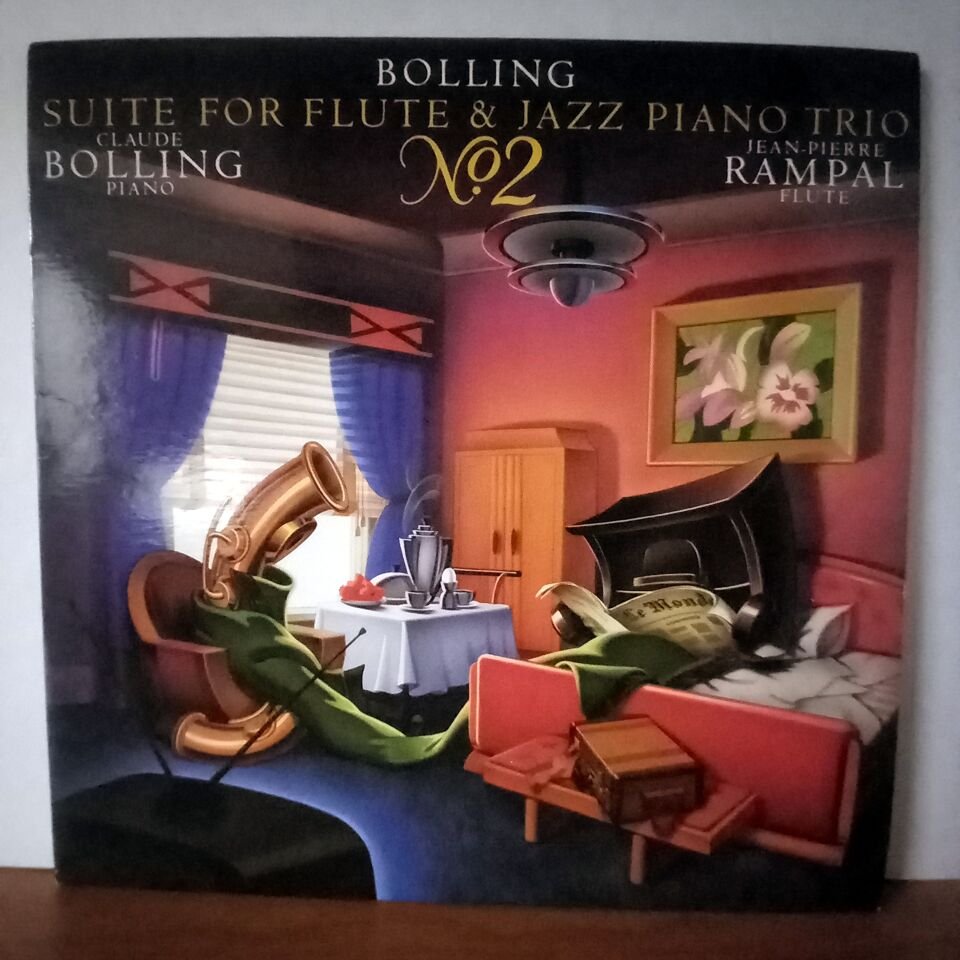 JEAN-PIERRE RAMPAL, CLAUDE BOLLING – BOLLING: SUITE NO. 2 FOR FLUTE AND JAZZ PIANO TRIO (1987) - LP 2.EL PLAK