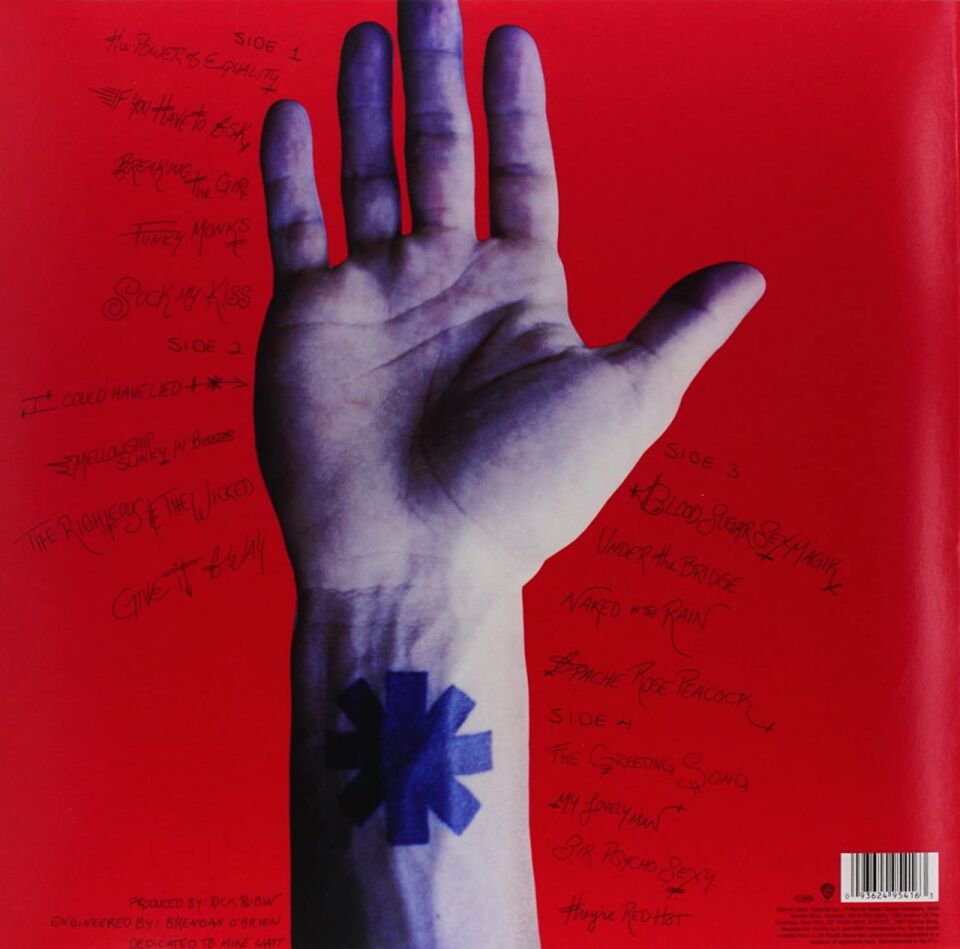 RED HOT CHILI PEPPERS - BLOOD SUGAR SEX MAGIK (1991) - 2LP 180GR REISSUE SIFIR PLAK