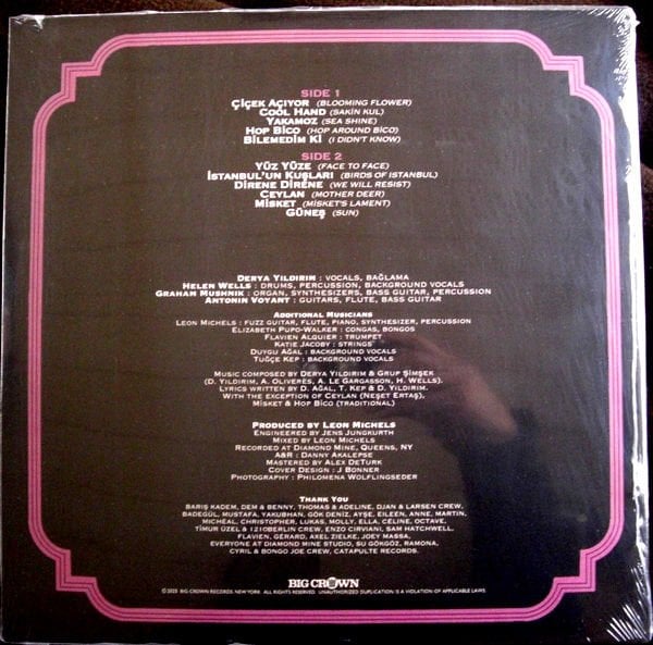 DERYA YILDIRIM  & GRUP ŞİMŞEK - YARIN YOKSA (2025) - LP ANATOLIAN PSYCHEDELIC FOLK ROCK FUNK SIFIR PLAK